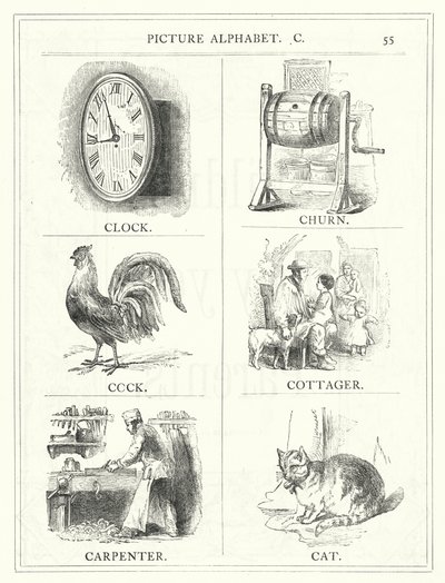 Picture Alphabet, C by English School