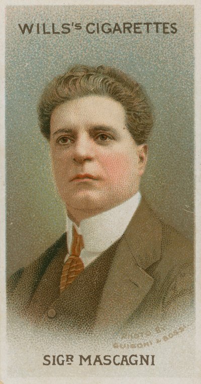 Pietro Mascagni by English School