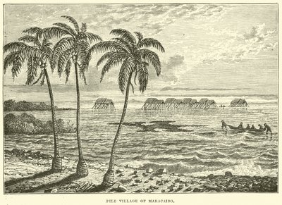 Pile village of Maracaibo by English School