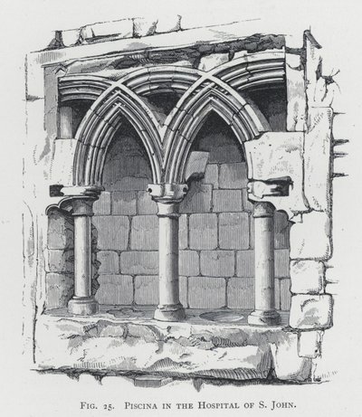 Piscina in the Hospital of S John by English School