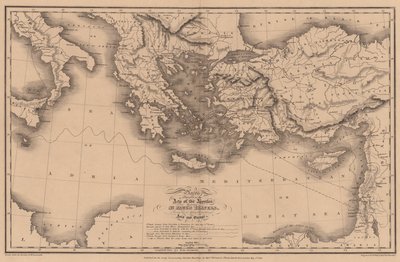 Places mentioned in the Acts of the Apostles, illustrating St Paul