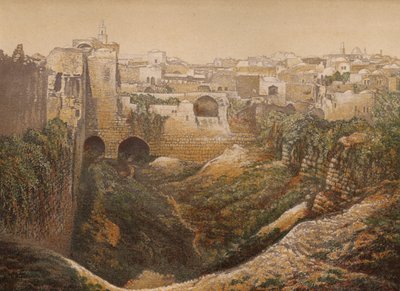 Places mentioned in the Bible: The Pool of Bethesda by English School