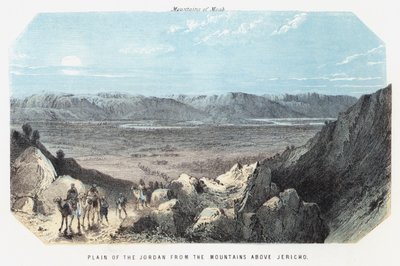 Plain of the Jordan from the Mountains above Jericho by English School