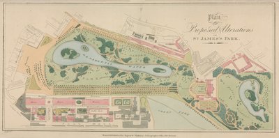 Plan of the proposed alterations to St James