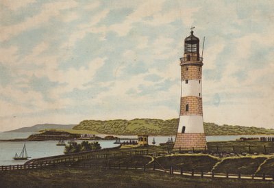 Plymouth: Smeaton Lighthouse on the Hoe by English School