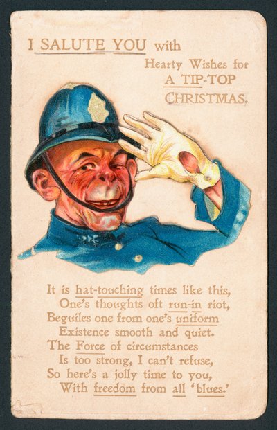 Police Officer Saluting by English School