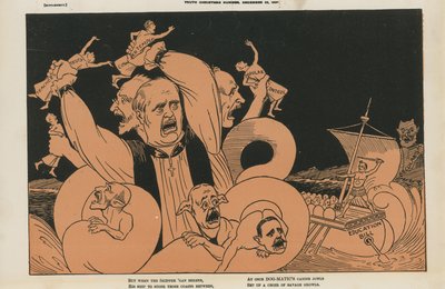 Political Cartoon by English School