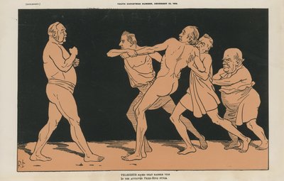 Political Cartoon by English School
