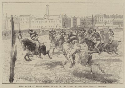 Polo Match at Lillie Bridge in Aid of the Funds of the West London Hospital by English School