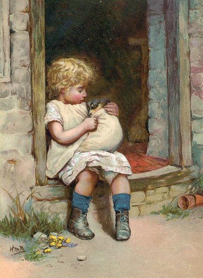 Poor little doggie by English School
