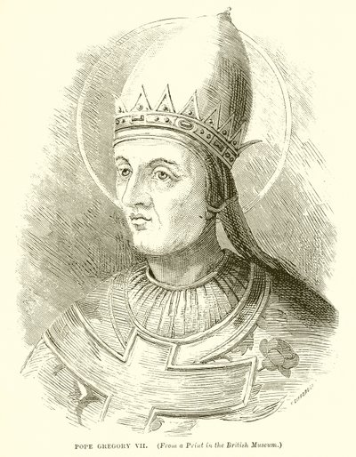Pope Gregory VII by English School