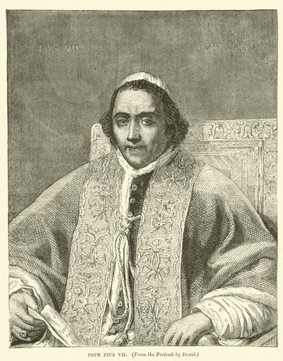 Pope Pius VII by English School