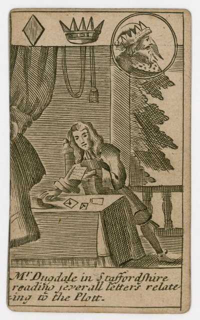 Popish Plot Playing Card by English School