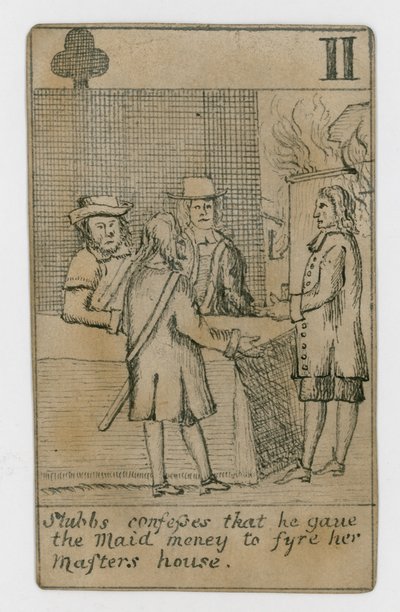 Popish Plot playing card by English School