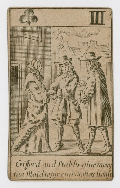 Popish Plot playing card by English School
