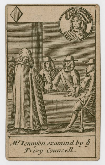 Popish Plot Playing Card, 1679 by English School