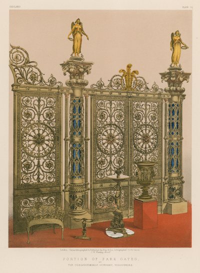 Portion of Park Gates by English School