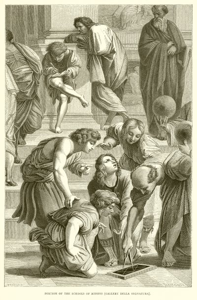 Portion of the Schools of Athens by English School