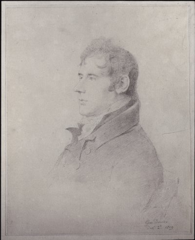 Portrait by George Dance the Younger by English School