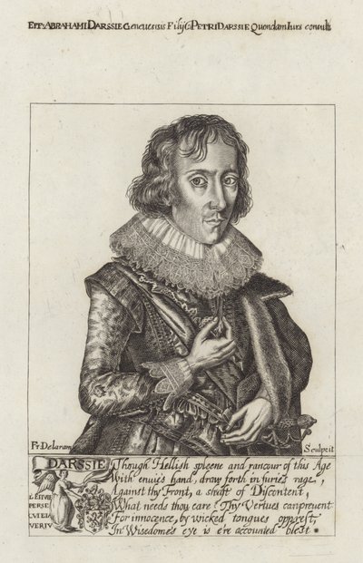 Portrait of Abraham Darssie by English School