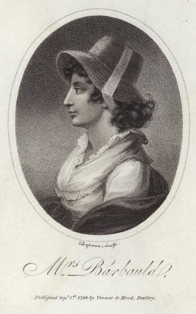 Portrait of Anna Laetitia Barbauld by English School