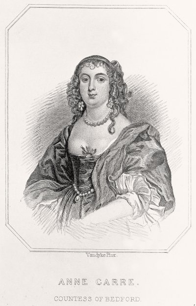 Portrait of Anne Carre, Countess of Bedford by English School