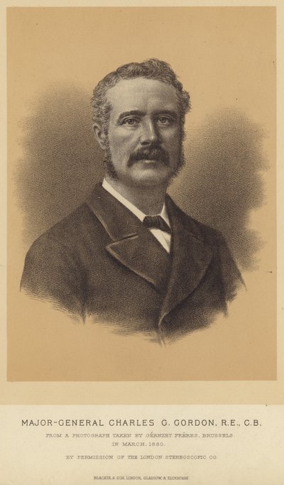 Portrait of Charles George Gordon by English School