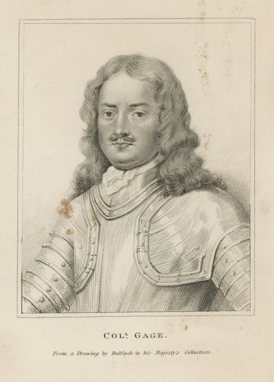 Portrait of Colonel Gage by English School