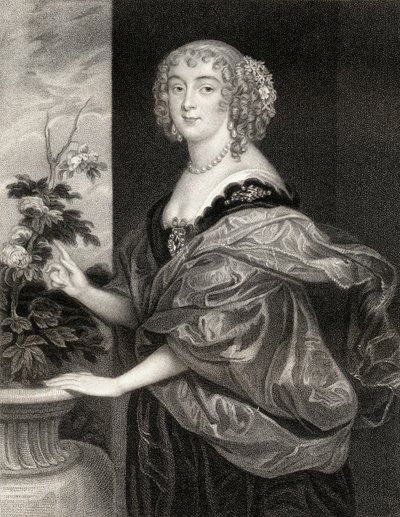 Portrait of Dorothy Sidney, Countess of Sunderland, from Lodges British Portraits, 1823 by English School