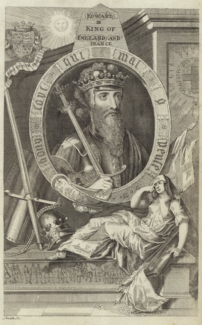 Portrait of Edward III of England by English School