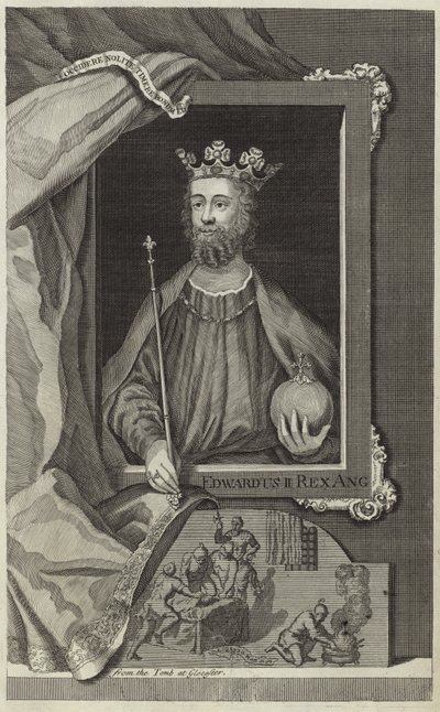 Portrait of Edward II of England by English School