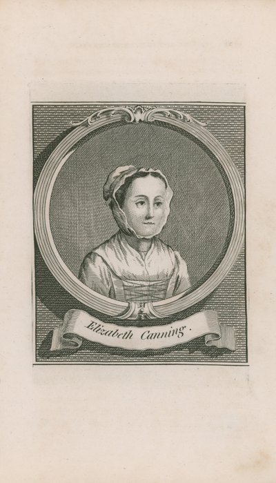 Portrait of Elizabeth Canning by English School