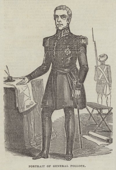 Portrait of General Pollock by English School