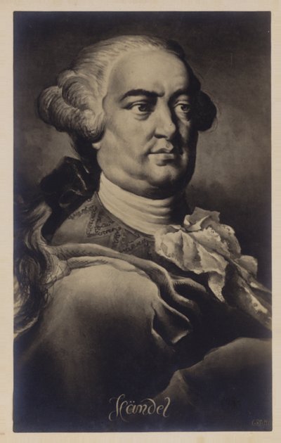 Portrait of George Friedrich Handel by English School