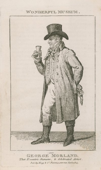 Portrait of George Morland by English School