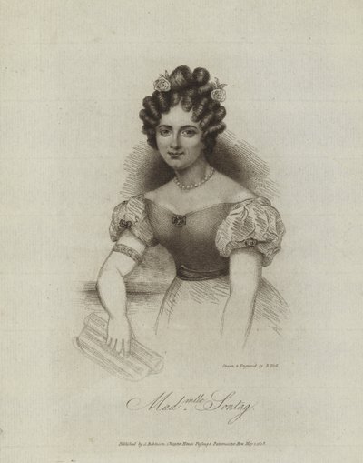 Portrait of Henriette Sontag by English School