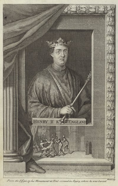 Portrait of Henry II of England by English School