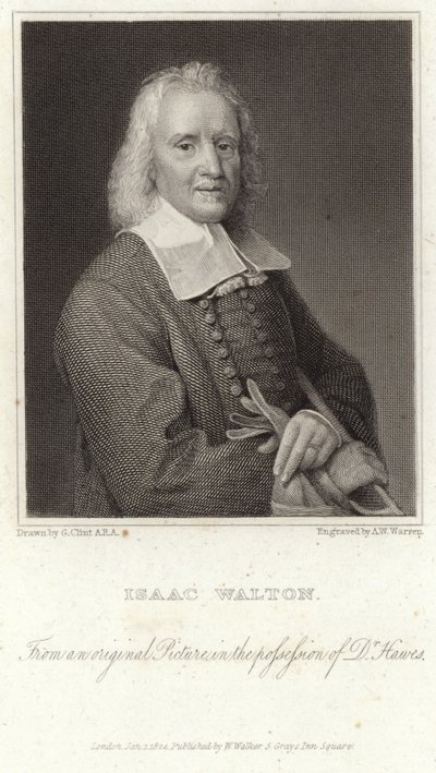 Portrait of Izaak Walton by English School