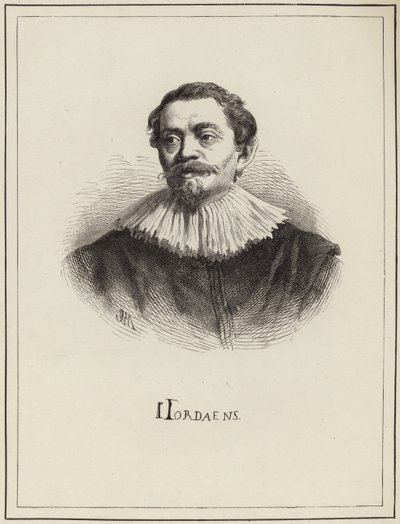 Portrait of Jacob Jordaens by English School