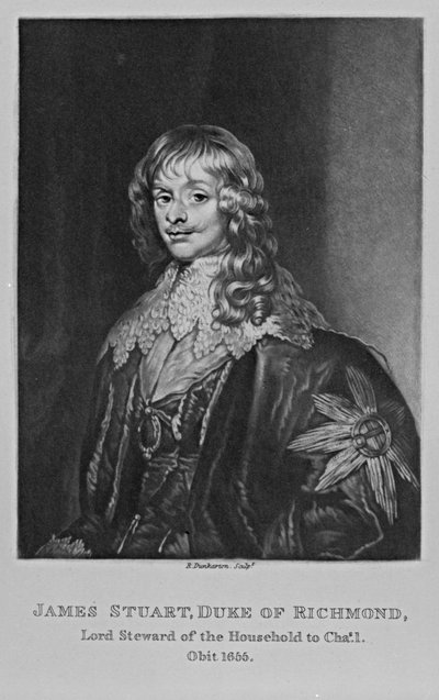 Portrait of James, 1st Duke of Richmond, from 