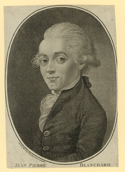 Portrait of Jean Pierre Blanchard by English School
