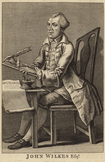 Portrait of John Wilkes by English School