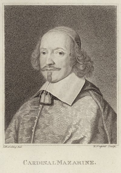 Portrait of Jules Mazarin by English School