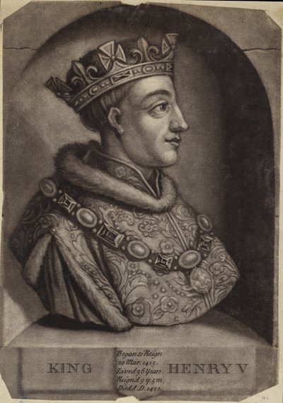 Portrait of King Henry V of England by English School