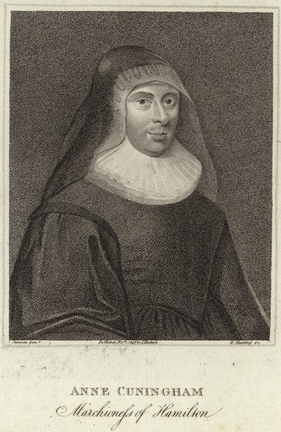 Portrait of Lady Ann Cunningham, Marchioness of Hamilton by English School