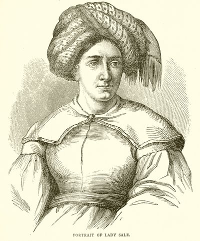 Portrait of Lady Sale by English School