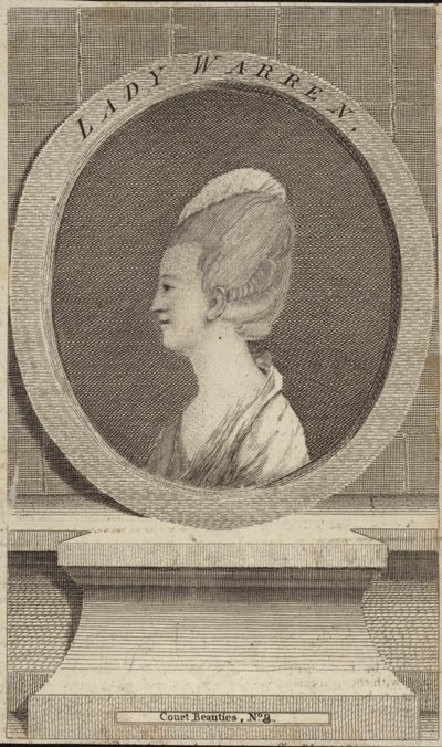Portrait of Lady Warren by English School