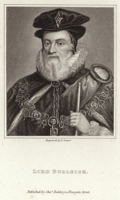 Portrait of Lord Burleigh by English School