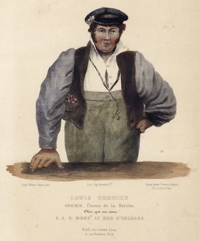 Portrait of Louis Cordier by English School