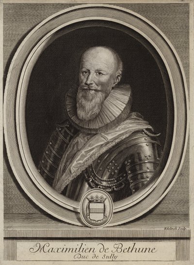 Portrait of Maximilien de Bethune, Duke of Sully by English School